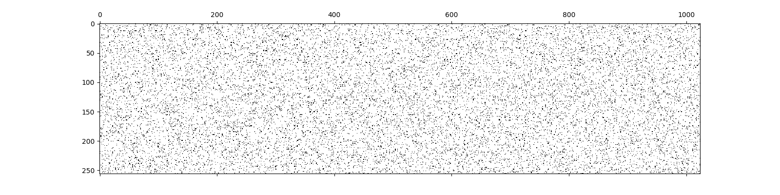 sparse binary sensor